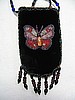 Black cell ph. holder w/ butterfly