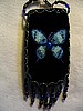 Navy blue cell ph. holder w/ butterfly