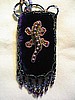 Deep purple cell ph. holder w/ gecko