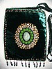 Forest Green Vertical w/ feather design