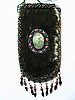 Olive green large cell phone bag