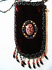 Dark burgundy large cell phone holder