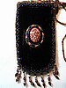 Chocolate brown large cell phone holder