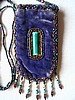 Lavender cell phone/reading glasses holder