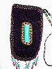 Deep purple cell phone/reading glasses holder