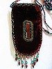 brown cell ph. holder w/ brown stone 