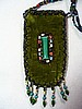 Lime Green cell phone/reading glasses holder